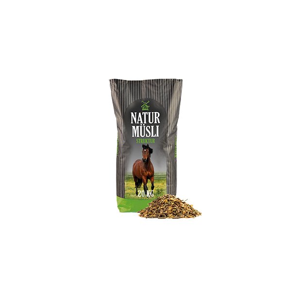 Mllerens Natur Msli 20 kg. Hel palle 780 kg. 39 skke. Gratis levering