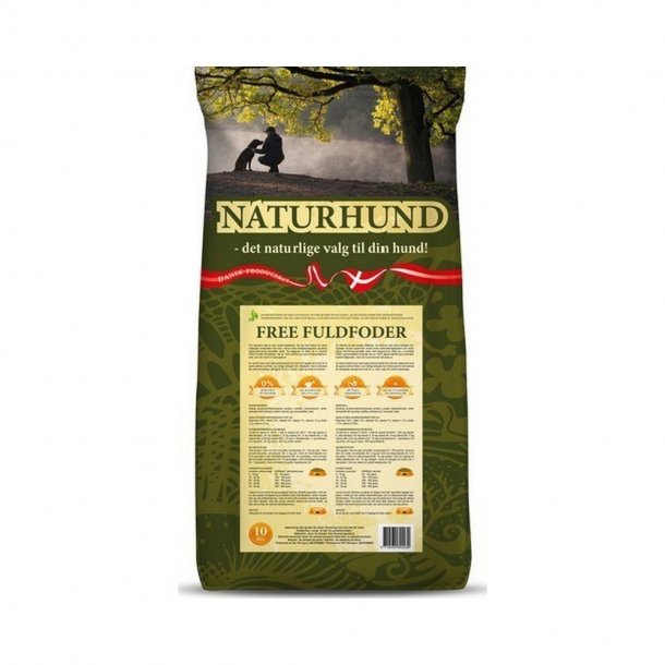Meldgaard Naturhund Free Fuldfoder Kornfri 10 kg