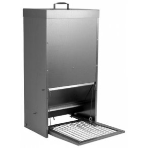 Natural Brande Foderautomat, lukker selv op, galvaniseret 12 kg 